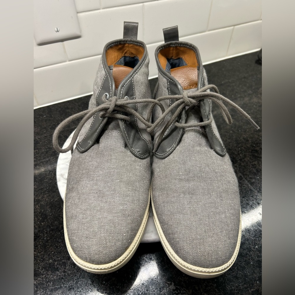 Express Canvas Gray Hightop Size 11